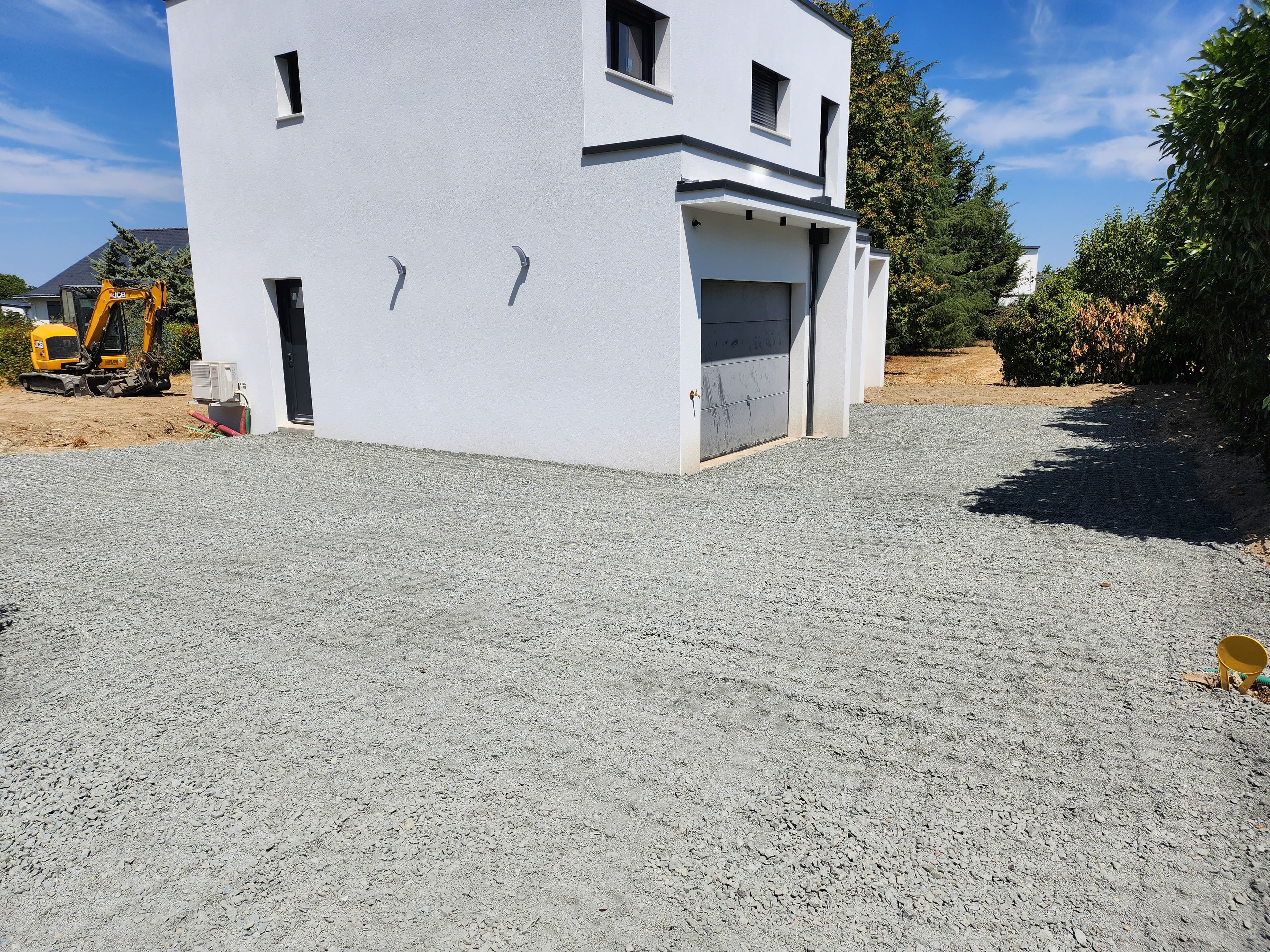 Empierrement 0/20 finition pour accès maison